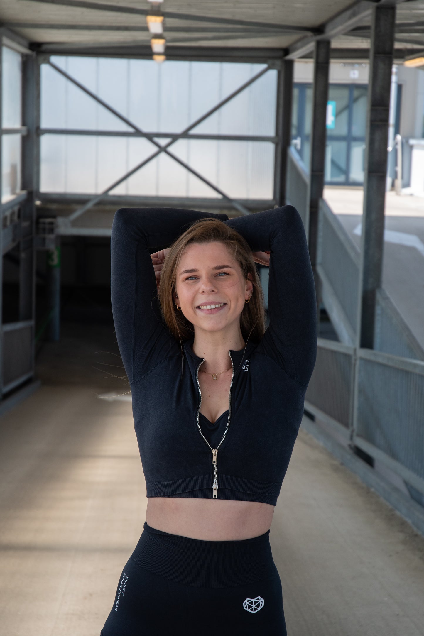 Long Sleeve Top - Onyx Black