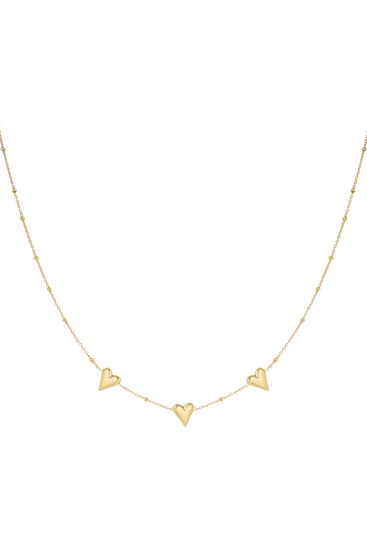 Triple Love - Ketting Goud