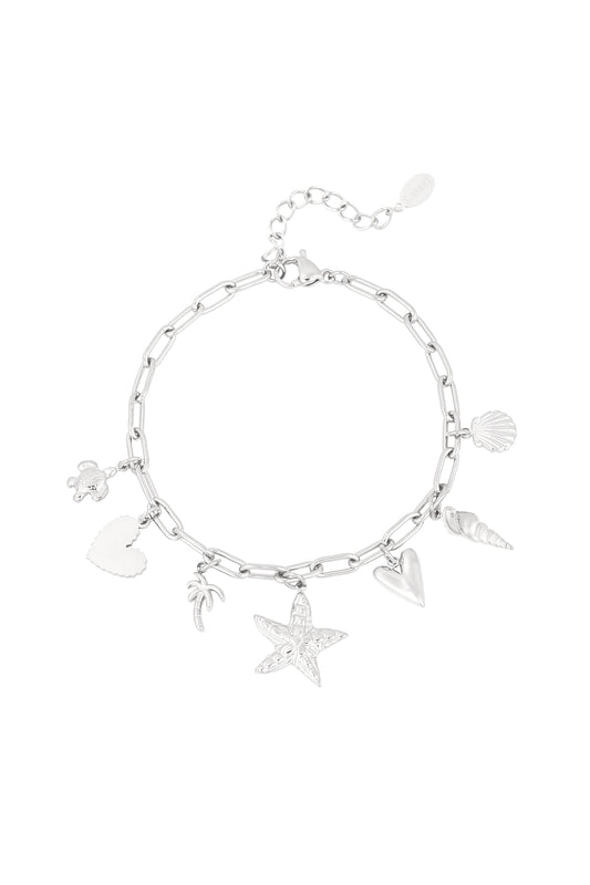 Charm Bracelet Beach - Zilver