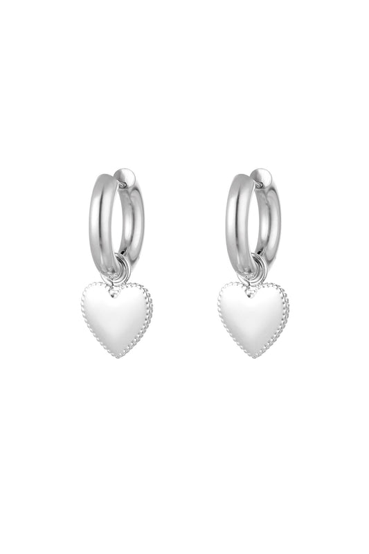 Big Hoops Heart - Oorbellen