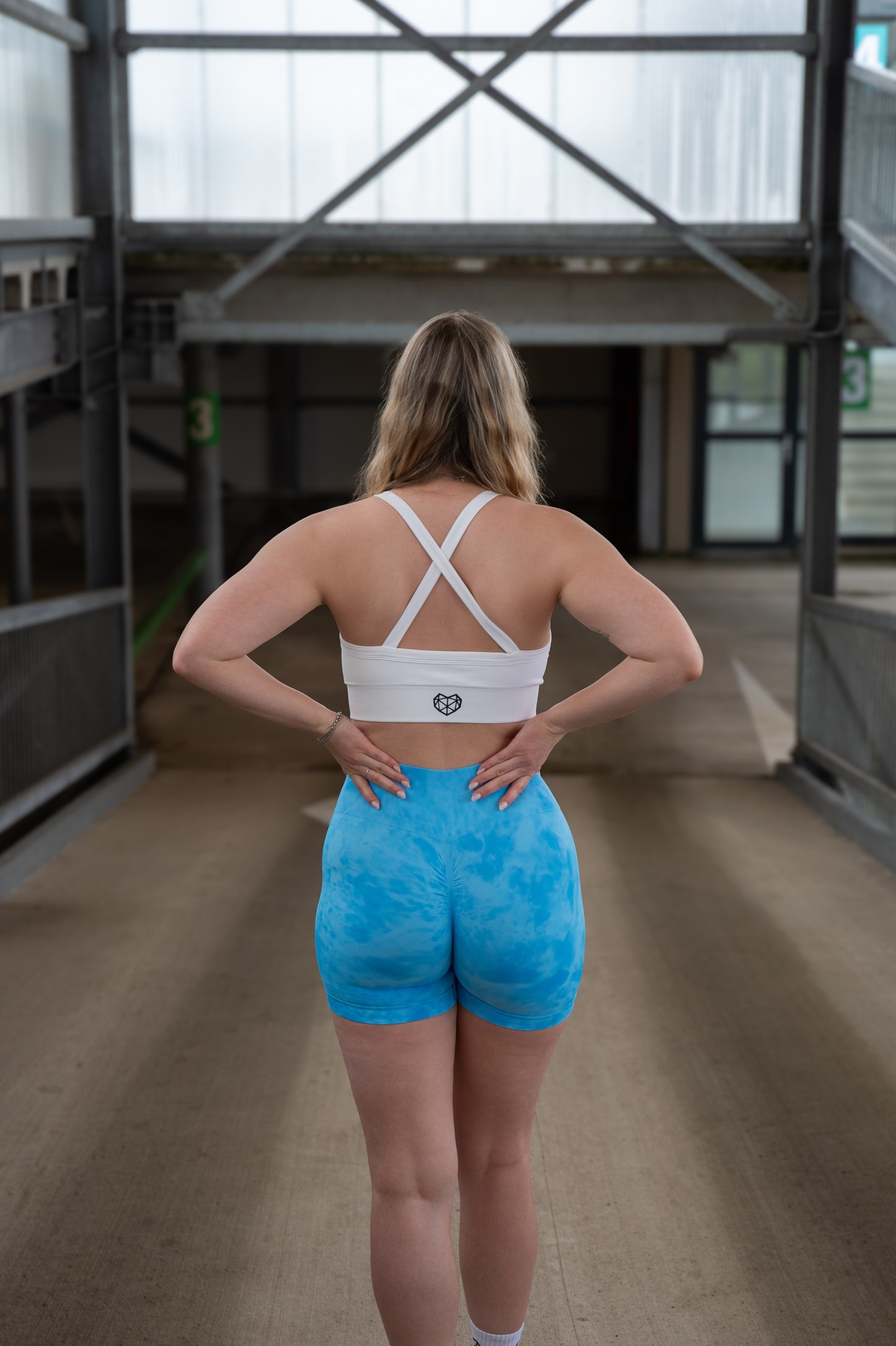 Tie Dye Shorts - Blue