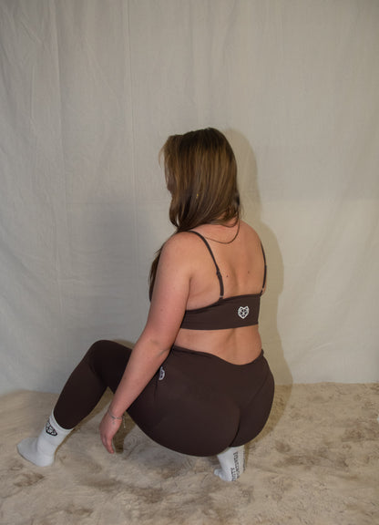 Sport Bra - Chocolate Brown