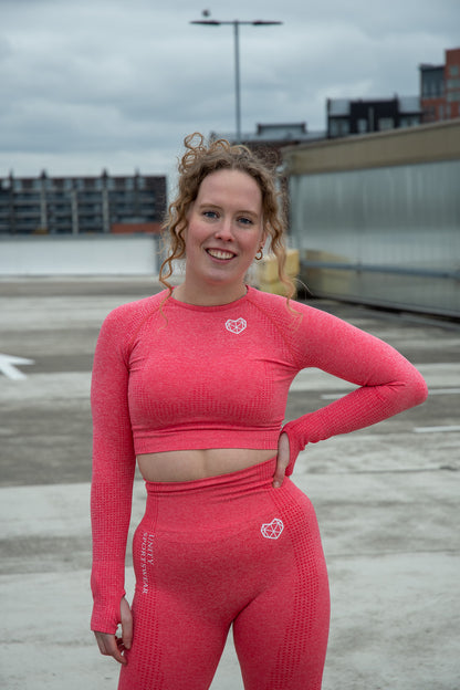 Long sleeve top - Hot Pink