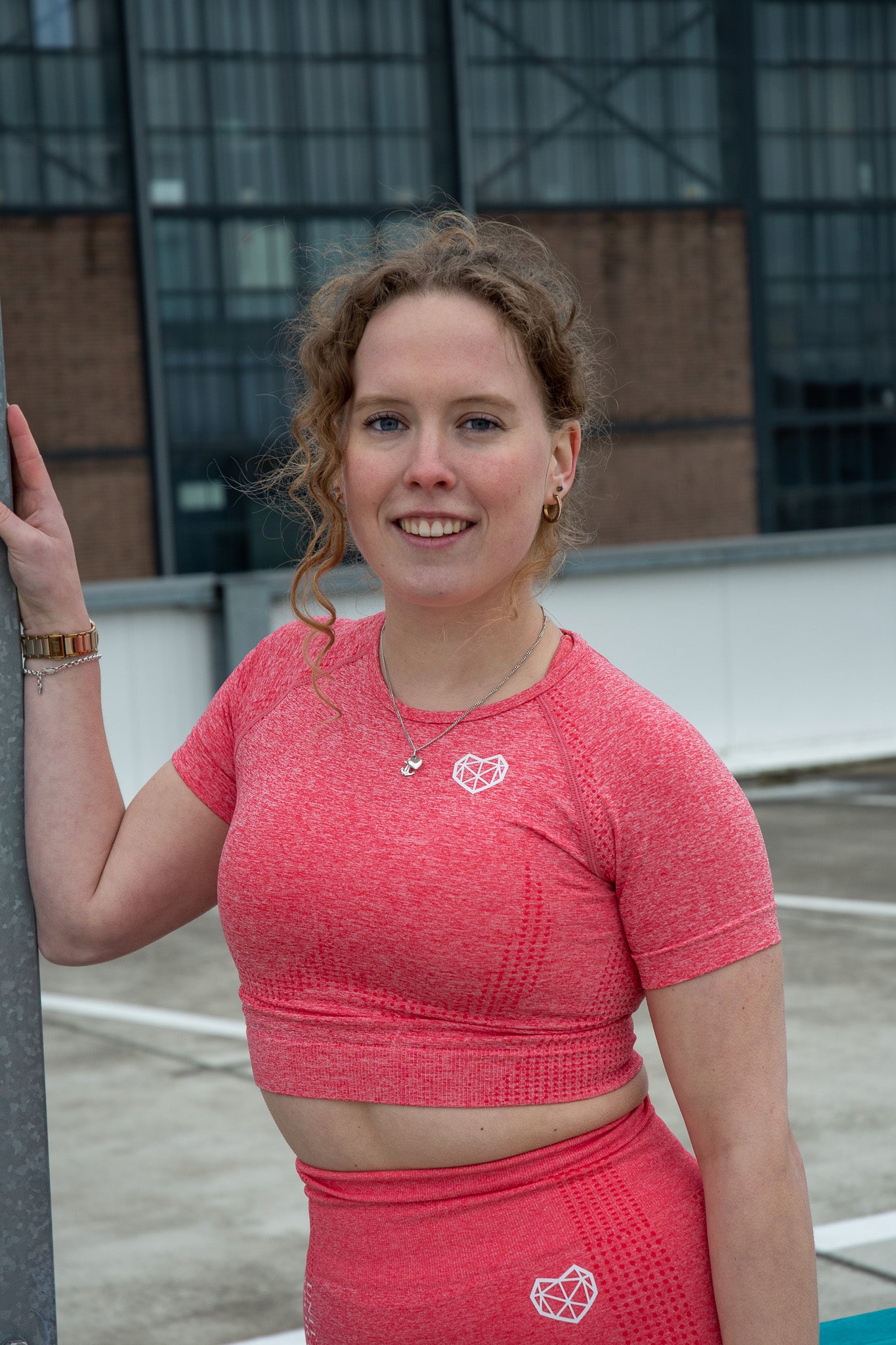 Short sleeve top - Hot Pink