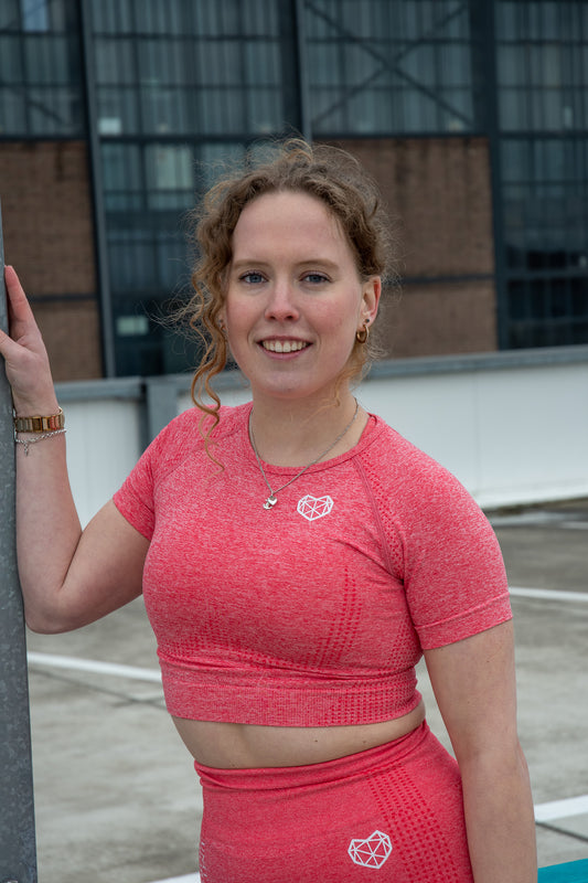 Short sleeve top - Hot Pink